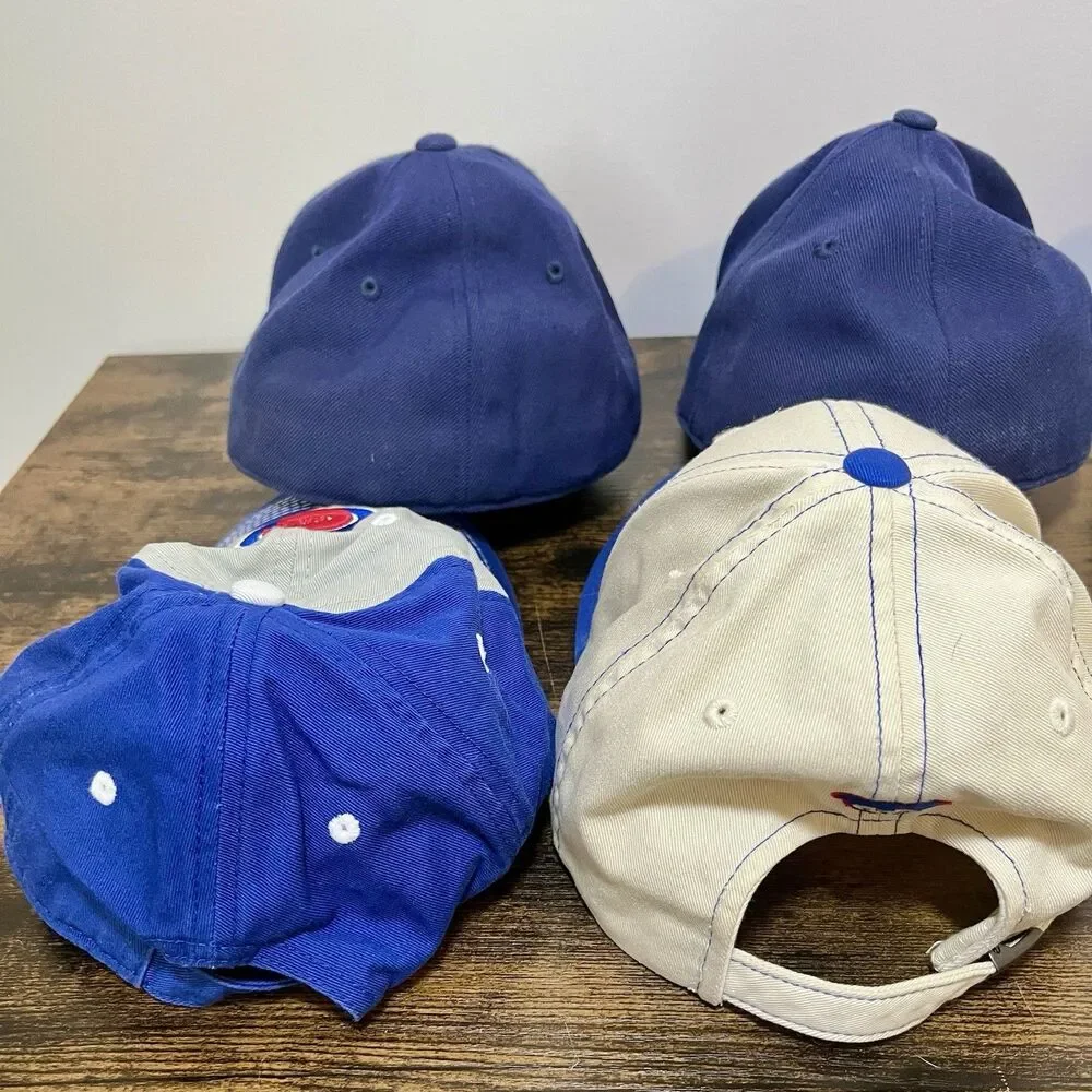 Chicago Cubs Hat Collection Lot of 6 Vintage Caps American Needle 7 1/8 MLB